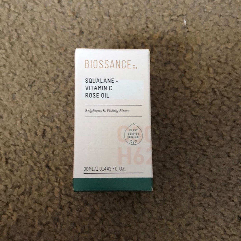 Biossance vitamin C Rose Oil